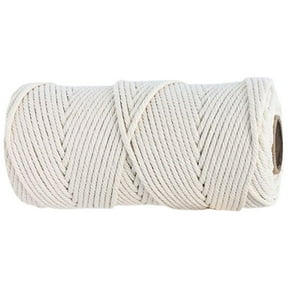 CIMAXIC 1 Roll Cotton Twine String Beige For Wall Hangings Diy Crafting Projects 165 Feet