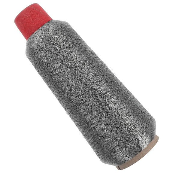 CIMAXIC 1 Roll Cross Stitch Embroidery Thread Grey Polyester Sewing Thread For Professional Embroiderers