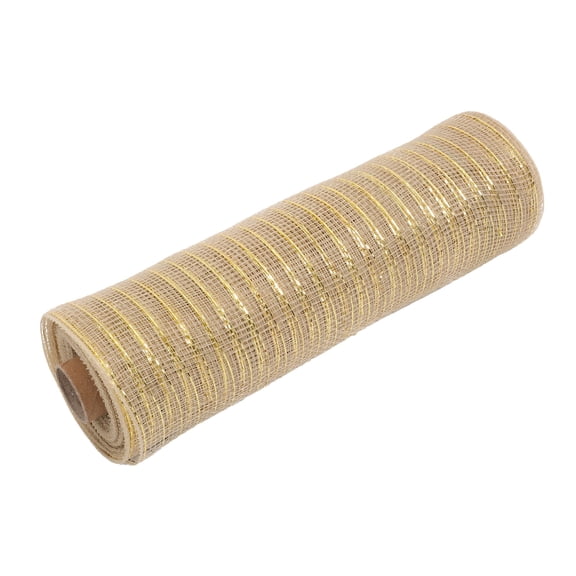 CIMAXIC Beige Decorative Polypropylene Mesh for Floral Arrangements, Wrapping, Crafts and Projects