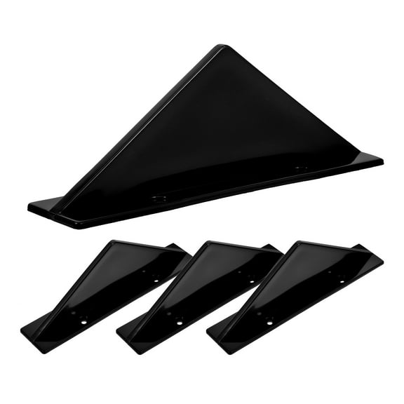 CIMAXIC 1 Set Abs Black Rear Spoiler for Car Exterior Accessories Modern Appearance 5.9x2.1x1.2in
