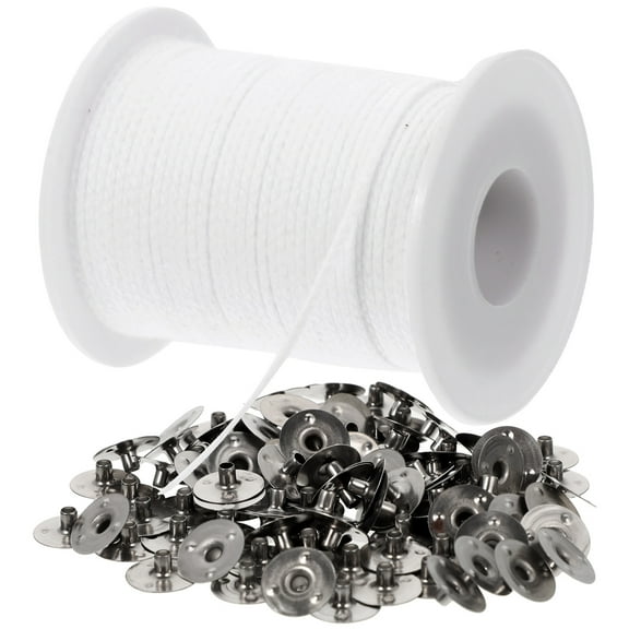 CIMAXIC 1 Set Cotton Wicks Supply Candle Wicks for DIY Candle Making Assorted Color