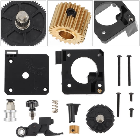 CIMAXIC 1Set 3D Printer Extruder Black High Torque Feeding Motor for 1.75mm Filament