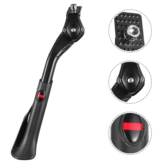 CIMAXIC Mount Bicycle Kickstands Aluminium Alloy 1 Set 14.2x2.4in