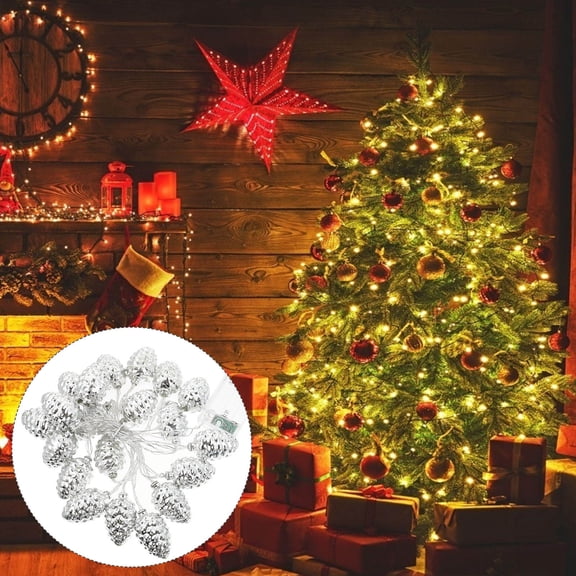 CIMAXIC Snowflake LED String Lights for Cozy and Warm Festive Atmosphere, 1 Set