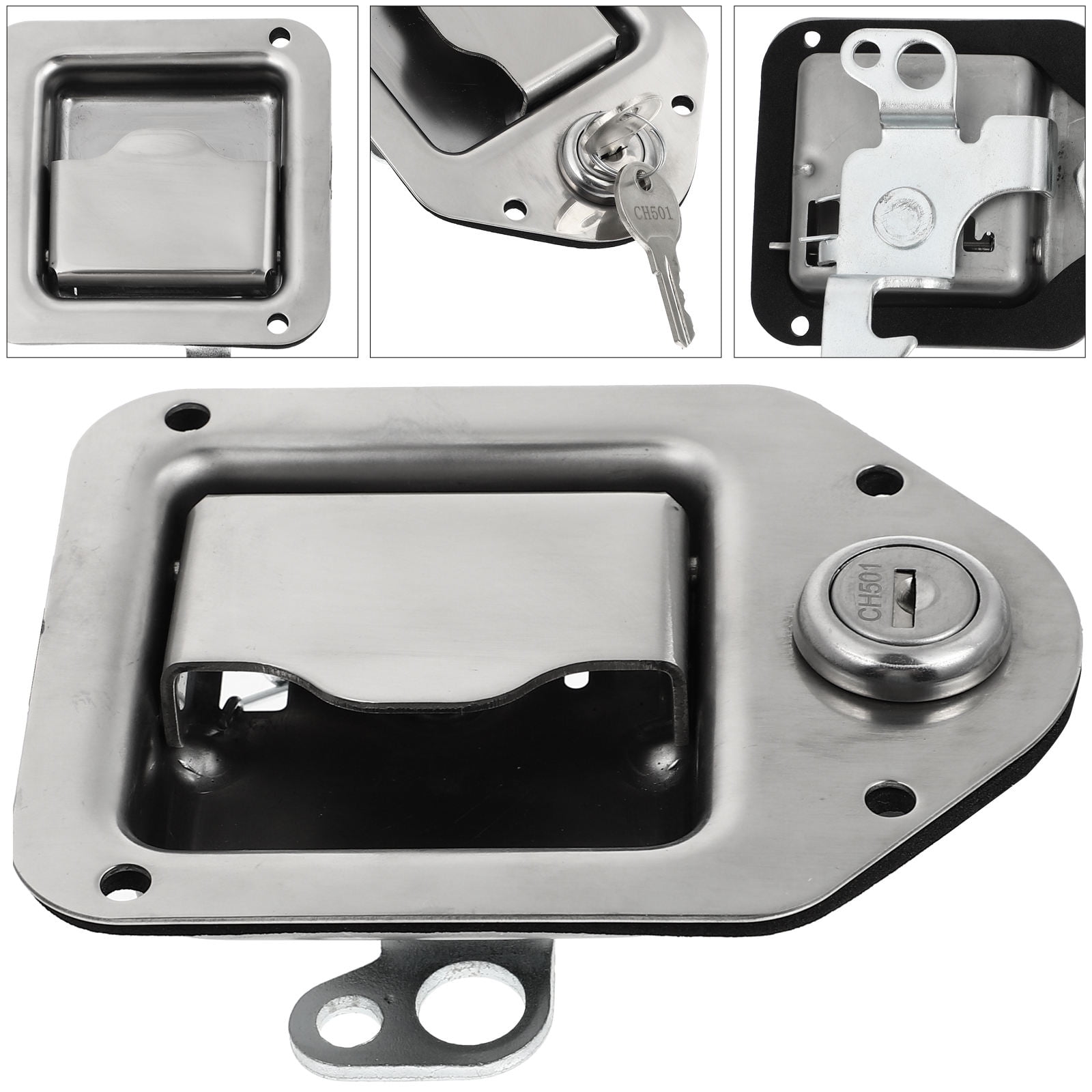 CIMAXIC 1 Set Rv Door Lock with Sealing Gasket for Travel Trailers ...