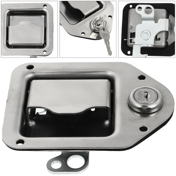 CIMAXIC 1 Set Rv Door Lock with Sealing Gasket for Travel Trailers