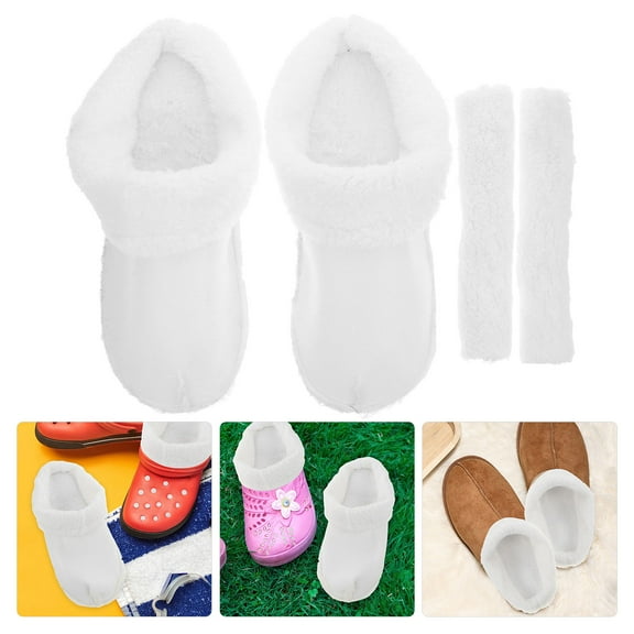 CIMAXIC Shoe Liners White Plush 1 Sneakers Extra Insulation