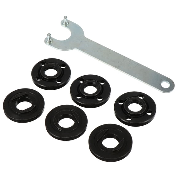 CIMAXIC 1Set Carbon Steel Angle Wrench Flange Nut Kit with Upper and Lower Gaskets