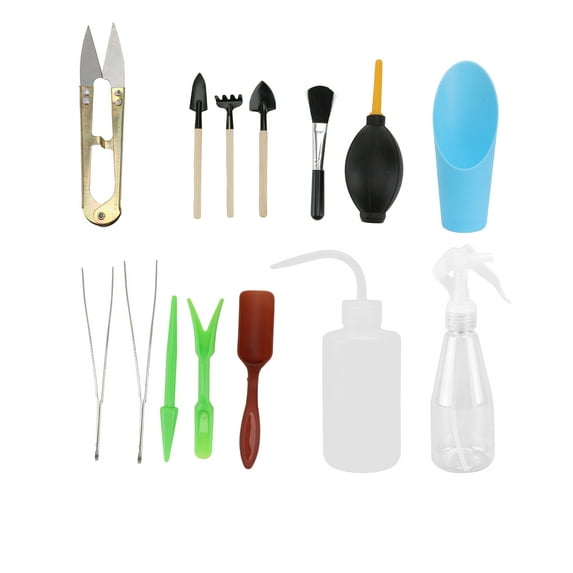 CIMAXIC Gardening Tool Set for Planting , Assorted Color Iron Accessories for Care and Outdoor Planting