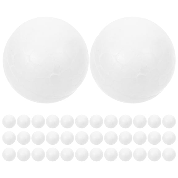 CIMAXIC Cimaxic White Foam Balls: Versatile DIY Use, Smooth Surface, 100Pcs