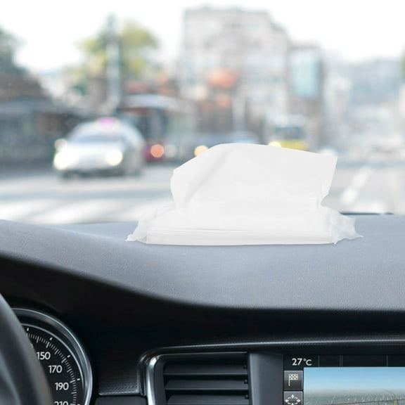 CIMAXIC 10Pack Wiping Hands Tissue White Paper for Car Accessories On the Go Driving
