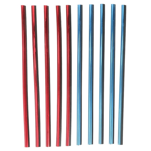 CIMAXIC Car Air Vent Strips Red PVC 10pcs