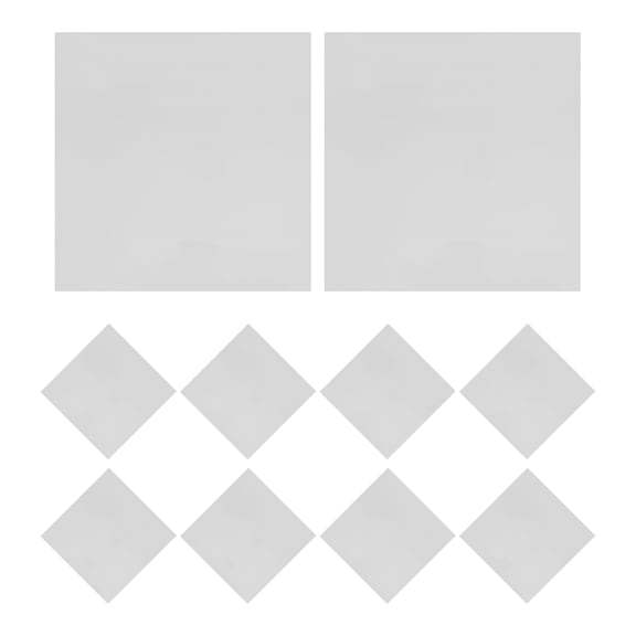 CIMAXIC 10Pcs Durable Blank Plastic Template Sheets Compatible with Silhouette and Cutting Tools