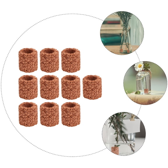 CIMAXIC Ceramic Aquarium Ring Chocolate Bio Media for Fish Tank Water Plant Gravity