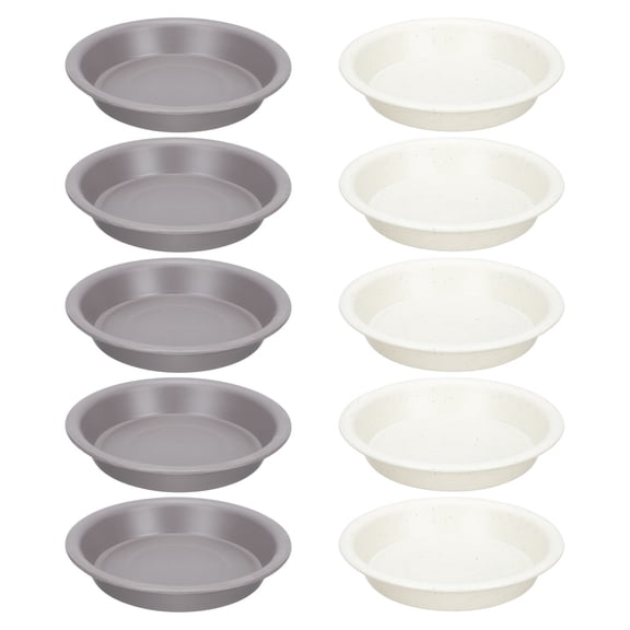 CIMAXIC 10Pcs Plastic Flowerpot Bottom Trays Waterproof Plant Pot Plates for Bonsai