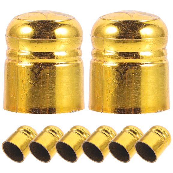 CIMAXIC 10Pcs Golden Flag Pole Spare Parts Compact Design for Flag Display and Celebrations