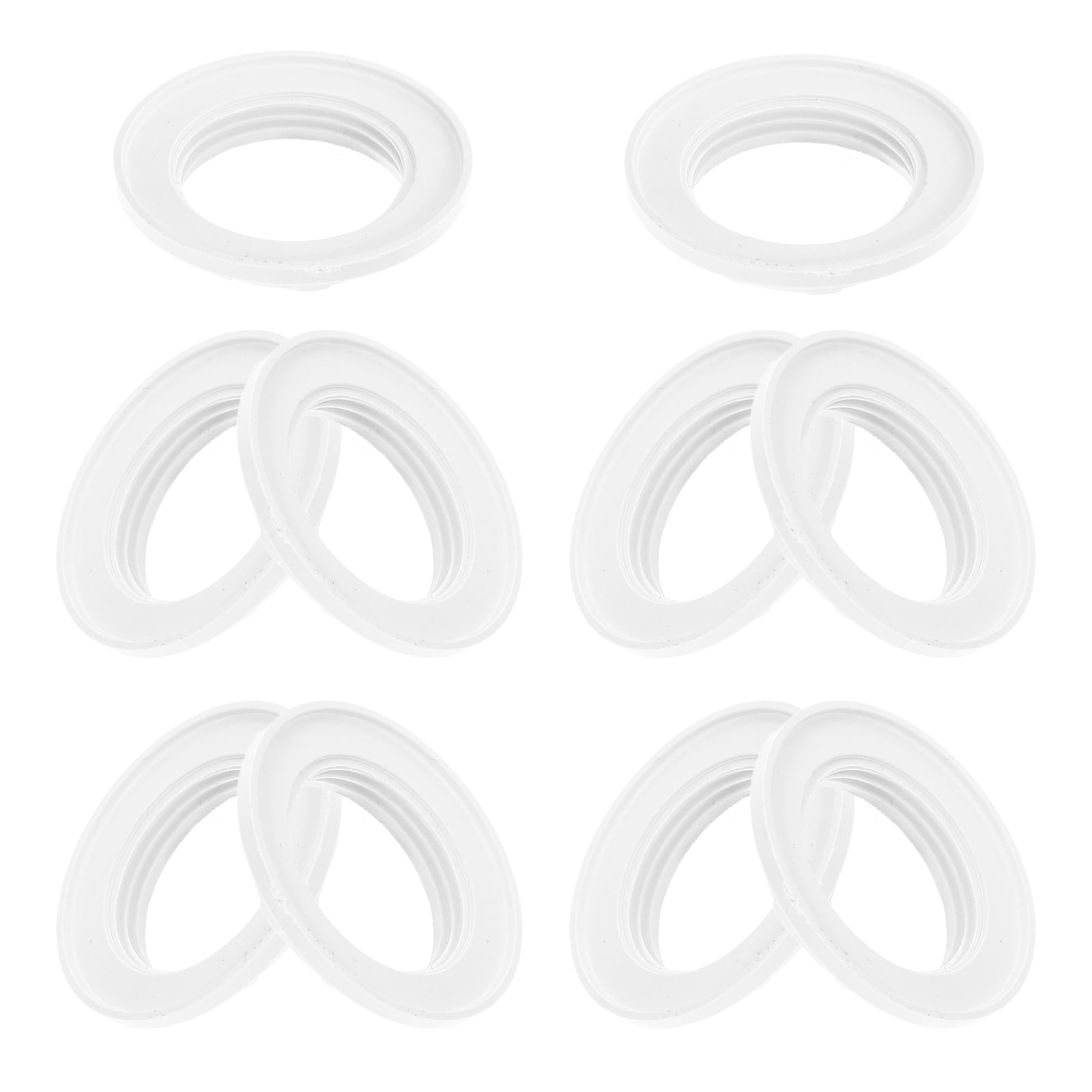 CIMAXIC 10Pcs Lampshade Reducer Ring Plastic Beige Elegant Design For ...