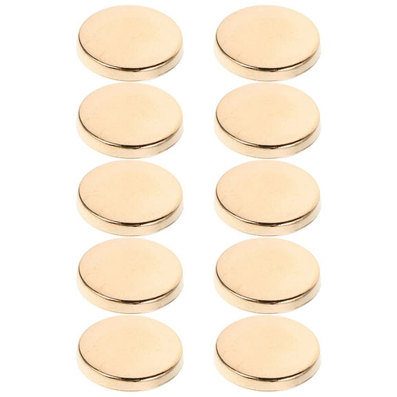 CIMAXIC 10pcs Detachable Snap Buttons Metal Buttons Pins Golden for Formal Wear Clothing Accessories