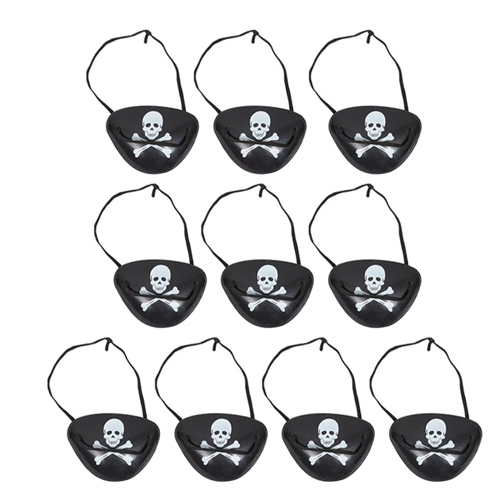 CIMAXIC 12Pcs Pirate Theme Eye Covers for Children and Adults Party Accessory