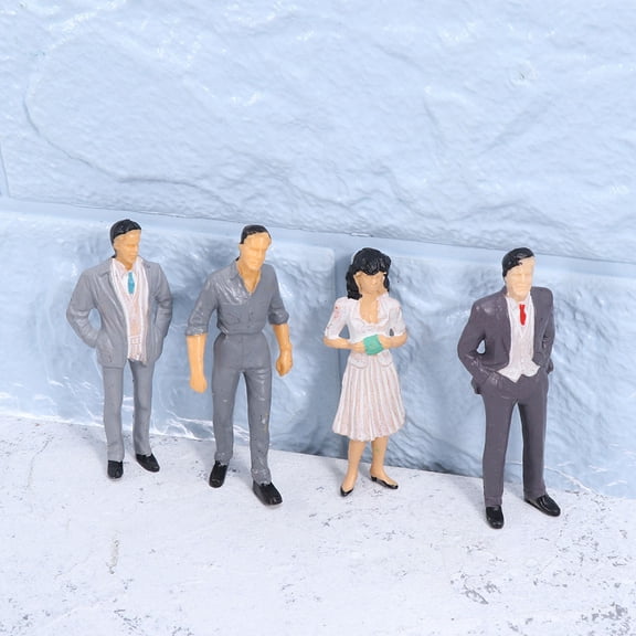 CIMAXIC Plastic Figures for Train Layout Decorations - Workmanship Model Accessories