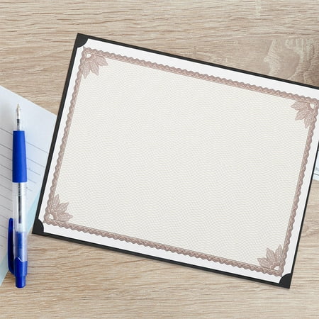 CIMAXIC 15 Sheets Blank Certificates Multi Paper For Recognition For Adults