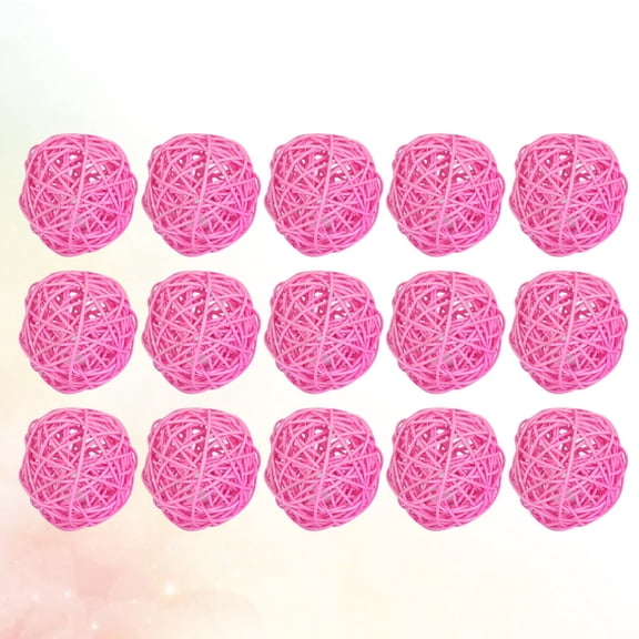 CIMAXIC 15Pcs Pink Decorative Sphere For Window Decor