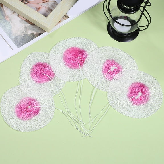 CIMAXIC Lantern Accessories U Shape Gauze Mesh Red Rayon 15pcs 3.93X3.93X0.04in