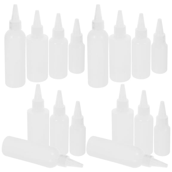 CIMAXIC Glue Dispensing Bottle Tip Bottles PE 16pcs