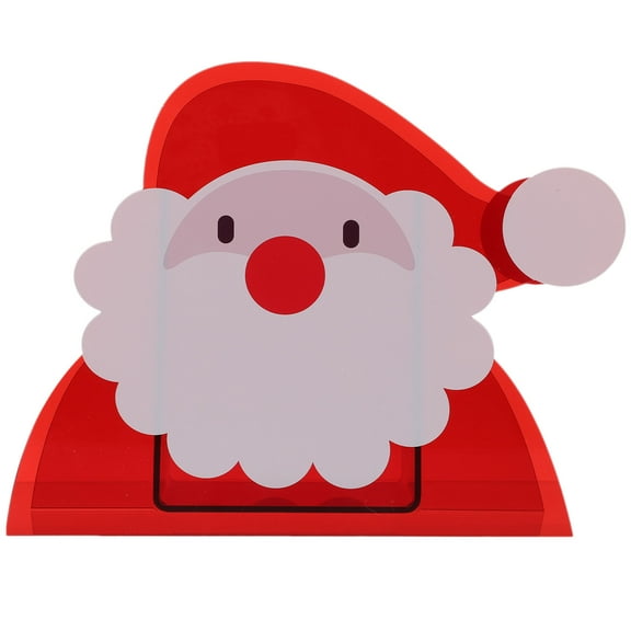 CIMAXIC Flower Vase Decoration Red Acrylic Christmas Flower Pot 1Pcs 10.2X7.9In