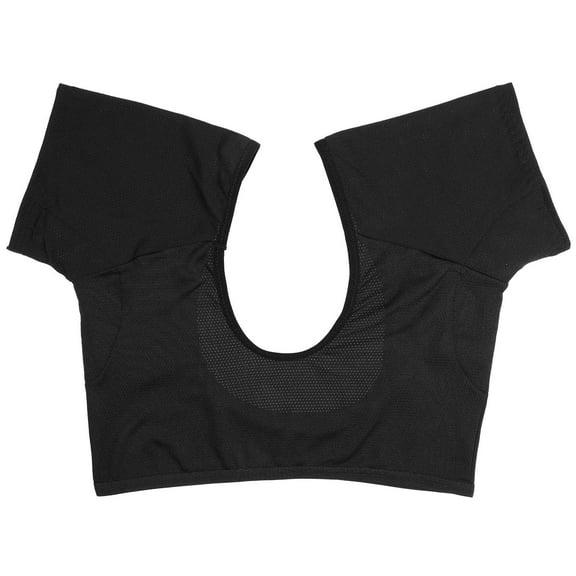CIMAXIC Sweatproof Undershirts Women Underarm Sweat Vest Black Polyester Spandex 1Pack