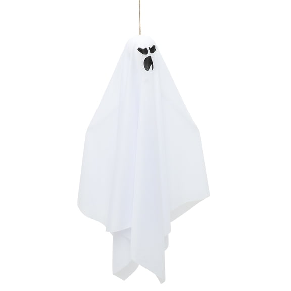 CIMAXIC 1Pack Ghost Figurine Decor Plush Pendant White Cloth Realistic Ghost Shape For Home And Parties