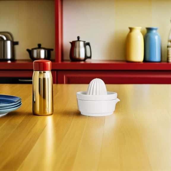 CIMAXIC White Manual Juicer Fruit Juicer Ceramic 1Pack