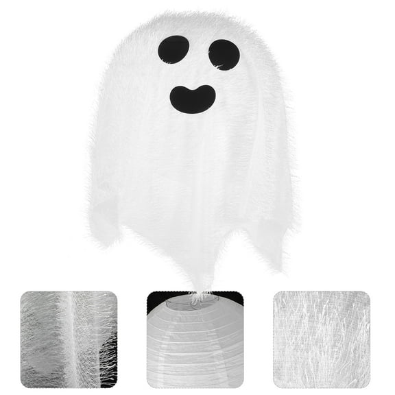 CIMAXIC 1Pack Hanging Ghost Lantern Square White Paper For Parties And Homes