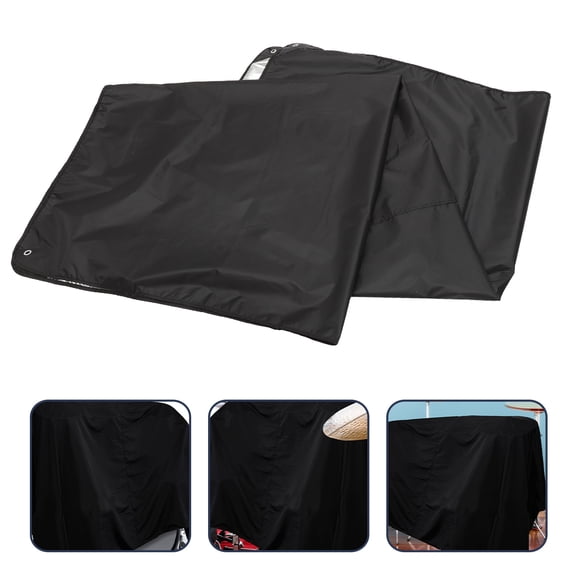 CIMAXIC 1Pack Large Musical Instrument Cover for Drum Set with Waterproof Function in Black