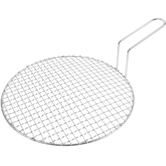 CIMAXIC 1Pack Mesh Grill Rack for Baking and Barbecue 11.59X11.59X4.91in Stainless Steel