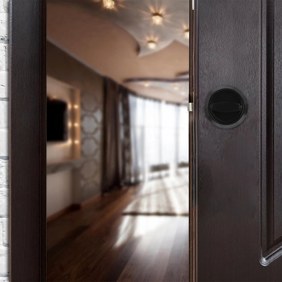 CIMAXIC 1Pc Recessed Cup Lock Stainless Steel Furniture Lock with Hidden Door Handle for Home