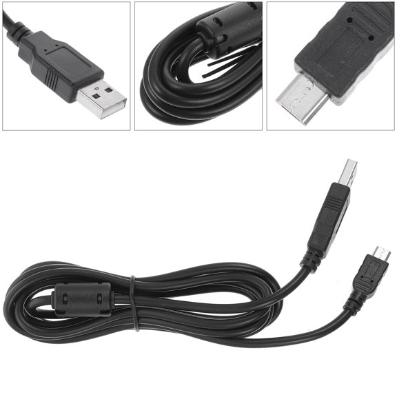 CIMAXIC 1Pc Game Handle USB Data Cable Black with Enhanced Safety for Charging Use Anywhere