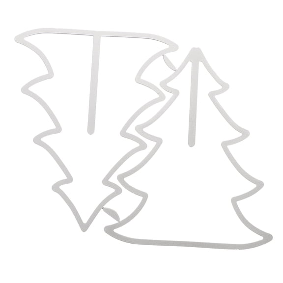 CIMAXIC Transparent Carbon Steel Christmas Tree Cutting Die Embossing Stencil for Crafts and Scrapbooking