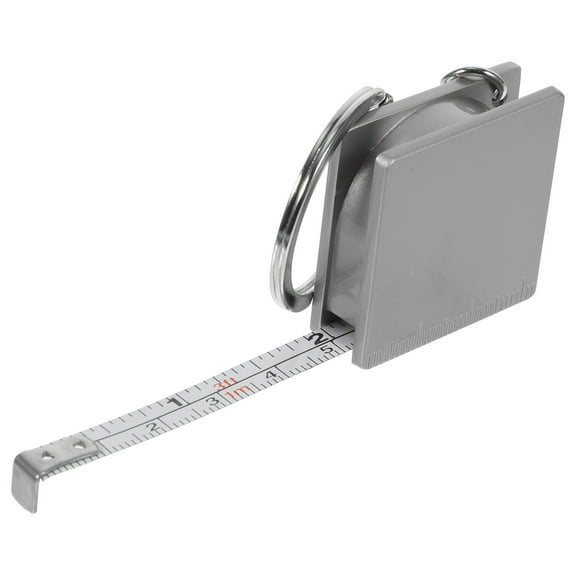 CIMAXIC 1Pc Keychain Measuring Tape Metal Retractable for Home Improvement