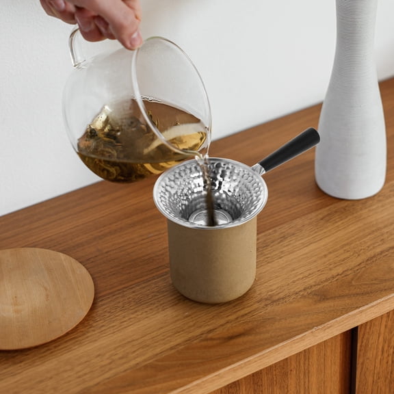 CIMAXIC 1Pc Fine Tea Infuser Made of Plastic and Stainless Steel for Home Use