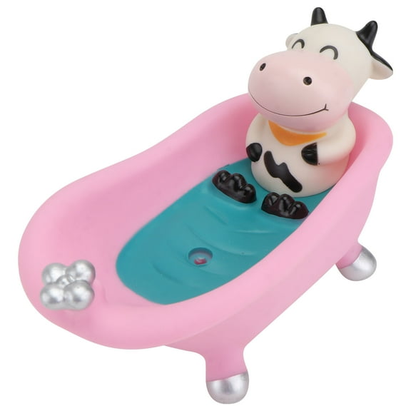 CIMAXIC 1Pc Lovely Bathtub Shape Soap Case Plastic Soap Holder for Home Use