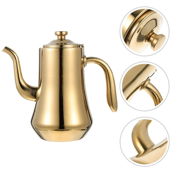 CIMAXIC Fellow Kettle Water Kettle Stainless Steel Golden 1Pcs