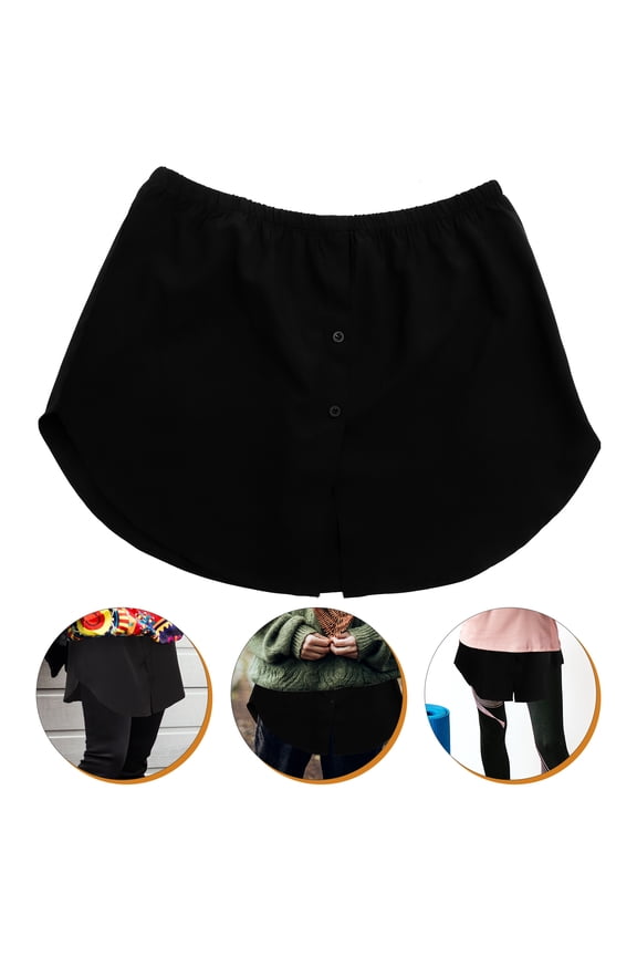 Blouse Extender Underskirt Black Polyester 1Pack XXL