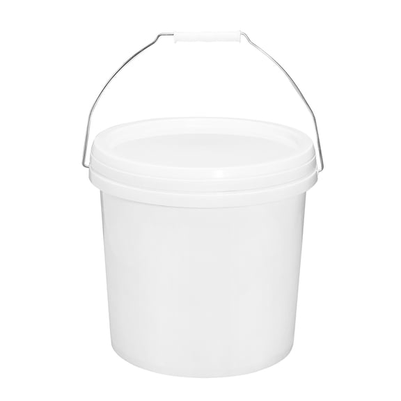 CIMAXIC 1Pc White Heavy Duty Water Bucket Stable Handle Practical Storage Bucket
