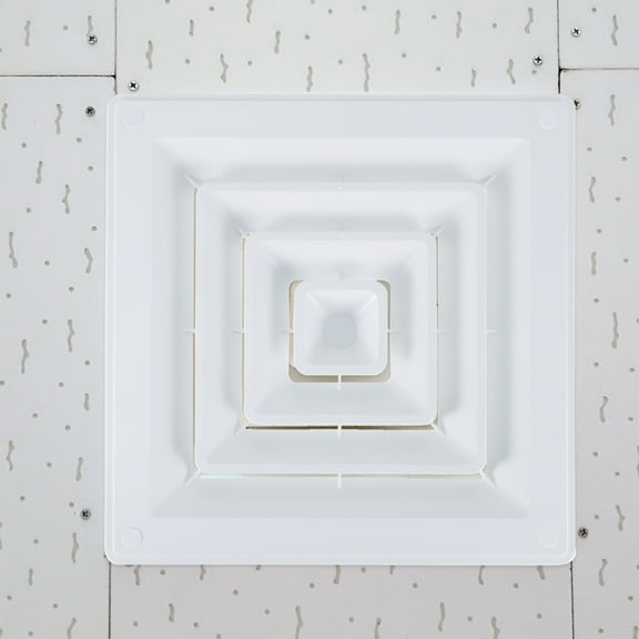 CIMAXIC 1Set Air Conditioner Cover Vent Covers Home Ceiling White ABS Plastic for Bathroom