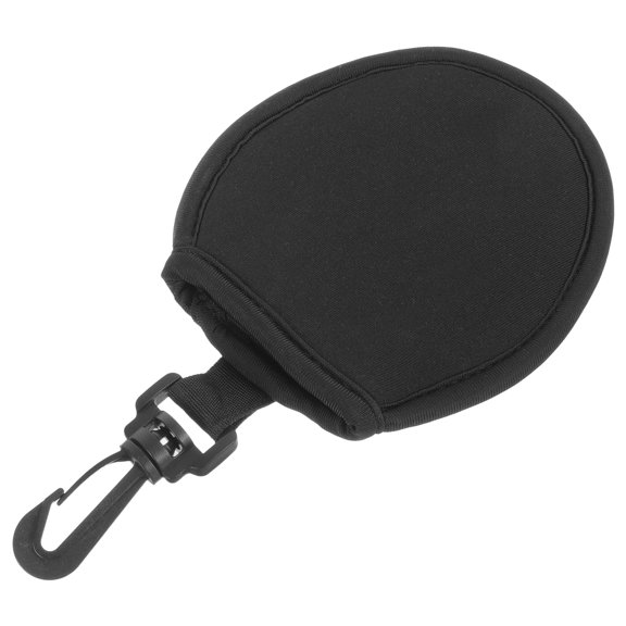 CIMAXIC 1Set Black Nylon Rectangular Golfs Bag for Golfing Balls Durable and Compact 7.1x4.3in