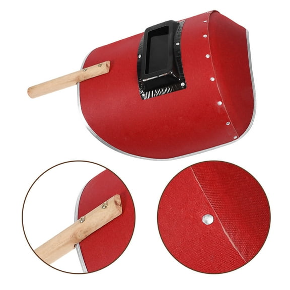 CIMAXIC 1Set Electric Soldering Mask for MIG Welding Dark Red 41.0X27.0X12.5in