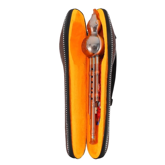 CIMAXIC 1Set Beginner Chinese Traditional Gourd Instrument Porcelain Cucurbit Flute