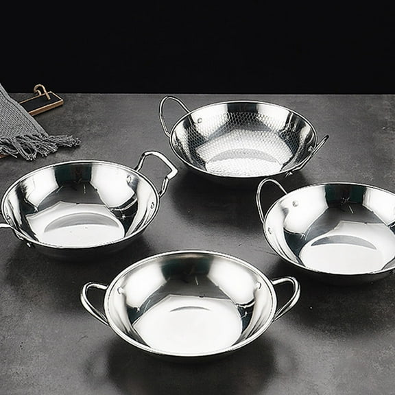 CIMAXIC Cookware Stainless Steel Silver 1Pack Heat Conduction Induction Cooker Compatible