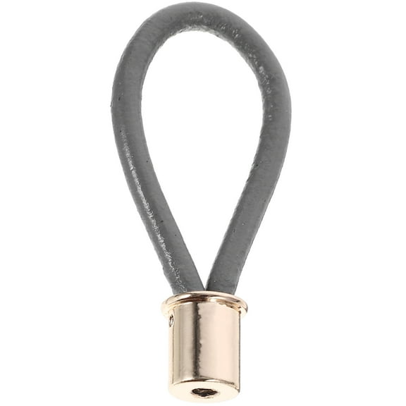 CIMAXIC Barn Door Pull Handle Rope Handle Leather Grey 1Pcs